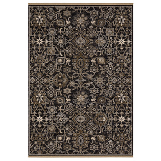 Acacia Black/Tan Area Rug ACA05