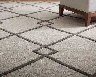 Kimball Transitional Trellis & Lattice - Ivory/Gray/Tan