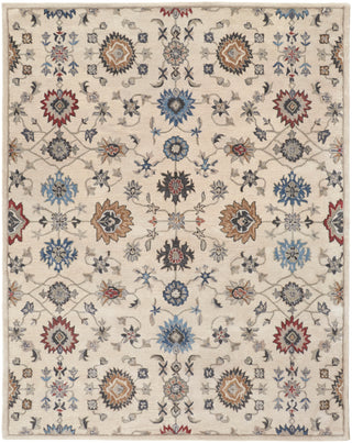 The Rug Corner Feizy Rylan Transitional Floral & Botanical - Ivory/Blue/Tan  