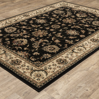 Ariana Black/Ivory Area Rug 311K3