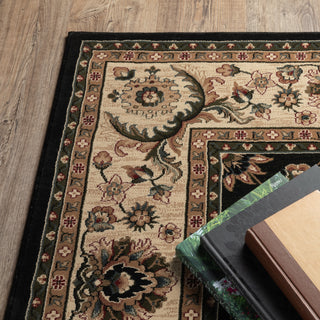 Ariana Black/Ivory Area Rug 311K3