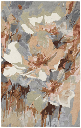 Dafney Transitional Floral & Botanical - Tan/Gray/Green