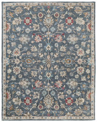 The Rug Corner Feizy Rylan Transitional Oriental - Gray/Ivory/Red  Rylan Transitional Oriental - Gray/Ivory/Red