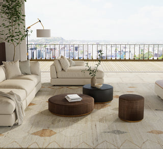 Kasbah Transitional Moroccan - Tan/Orange/Gray