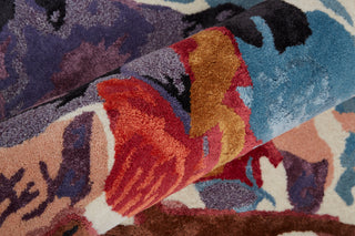 Dafney Transitional Floral & Botanical - Red/Blue/Purple