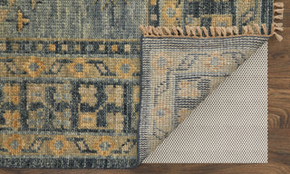 The Rug Corner Feizy Fillmore Transitional Medallion - Blue/Gray  