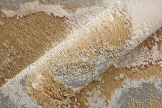 The Rug Corner Feizy Aura Modern Watercolor - Gray/Ivory/Gold  