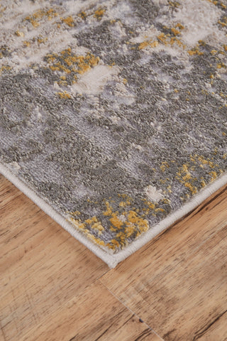 The Rug Corner Feizy Waldor Modern Abstract - Gray/Gold  Waldor Modern Abstract - Gray/Gold