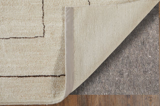 The Rug Corner Feizy Agape Modern Abstract - Ivory/Brown  