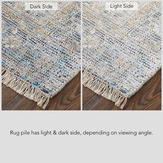 The Rug Corner Feizy Caldwell Transitional Distressed - Blue/Gray/Tan  