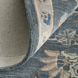 The Rug Corner Feizy Rylan Transitional Oriental - Gray/Ivory/Red  Rylan Transitional Oriental - Gray/Ivory/Red