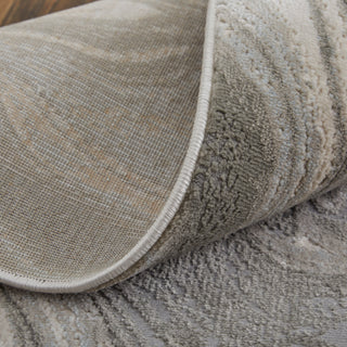The Rug Corner Feizy Prasad Modern Watercolor - Gray/Ivory/Silver  Prasad Modern Watercolor - Gray/Ivory/Silver