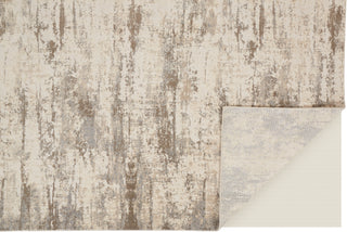 The Rug Corner Feizy Parker Transitional Abstract - Ivory/Brown  