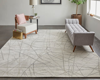 The Rug Corner Feizy Whitton Modern Abstract - Ivory/Gray  Whitton Modern Abstract - Ivory/Gray
