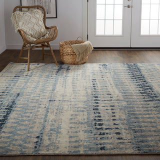 The Rug Corner Feizy Palomar Transitional Abstract - Blue/Tan  Palomar Transitional Abstract - Blue/Tan