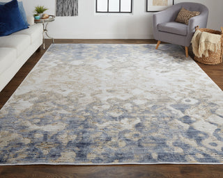 Laina Transitional Gradient & Ombre - Tan/Ivory/Blue