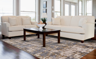lifestyle The Rug Corner Feizy Waldor Modern Abstract - Gray/Gold  Waldor Modern Abstract - Gray/Gold