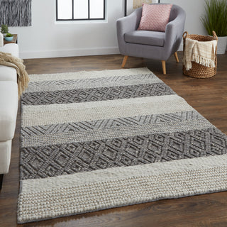 Berkeley Transitional Stripes - Gray/Taupe/Tan