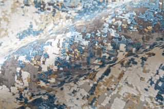 The Rug Corner Feizy Cadiz Modern Abstract - Ivory/Tan/Blue  
