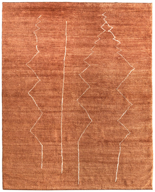 The Rug Corner Feizy Agape Modern Abstract - Orange/White  
