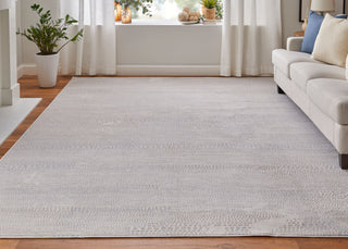 Prasad Modern Distressed - Ivory/Silver/Gray