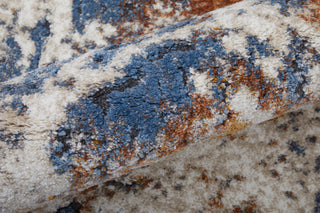 The Rug Corner Feizy Gilmore Modern Abstract - Ivory/Blue/Orange  