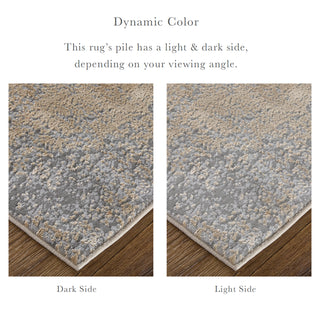 Aura Modern Abstract - Ivory/Gold/Gray