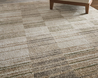 The Rug Corner Feizy Richmond Modern Geometric - Ivory/Gray/Tan  