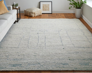 Navaro Modern Distressed - Ivory/Gray/Blue