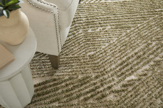 Colton Modern Abstract - Green/Tan