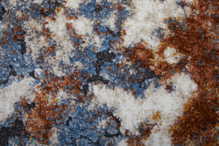 The Rug Corner Feizy Gilmore Modern Abstract - Ivory/Blue/Orange  