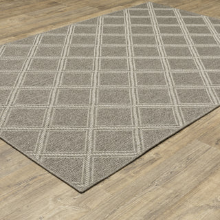 Caicos Grey/Grey Area Rug CA02N