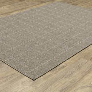 Caicos Grey/Grey Area Rug CA04B