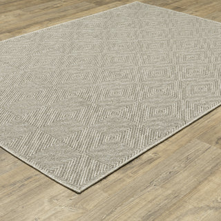 Caicos Grey/Grey Area Rug CA08A