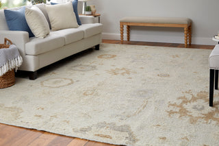 Grafton Transitional Floral & Botanical - Tan/Ivory/Orange