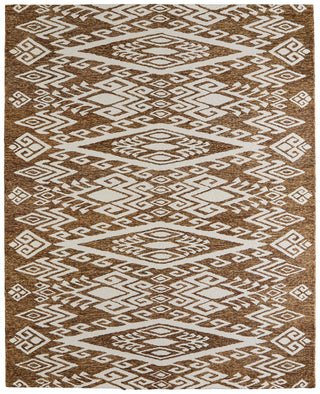 The Rug Corner Feizy Wallace Transitional Medallion - Brown/White  Wallace Transitional Medallion - Brown/White