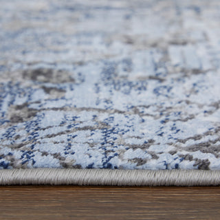 Gaspar Modern Damask - Blue/Gray/Taupe