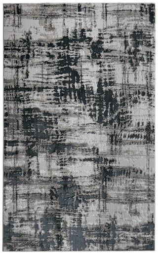 The Rug Corner Feizy Micah Modern Abstract - Black/White/Gray  
