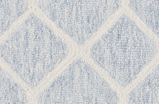 Belfort Transitional Trellis & Lattice - Blue/Ivory