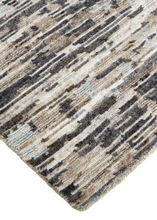 The Rug Corner Feizy Conroe Modern Abstract - Gray/Blue/Silver  