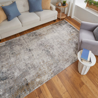 The Rug Corner Feizy Cadiz Modern Abstract - Ivory/Taupe/Gray  