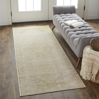 Aura Modern Oriental - Ivory/Gold