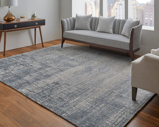lifestyle The Rug Corner Feizy Eastfield Modern Abstract - Blue/Ivory/Gray  Eastfield Modern Abstract - Blue/Ivory/Gray