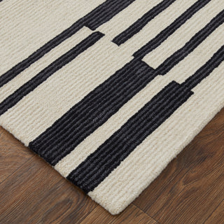 Maguire Transitional Abstract - Ivory/Black