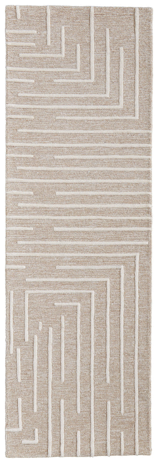 Fenner Transitional Geometric - Taupe/Ivory