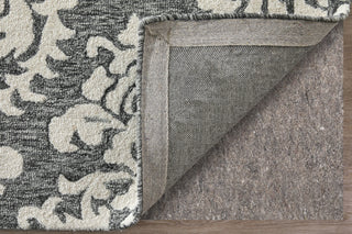 The Rug Corner Feizy Belfort Traditional Floral & Botanical - Gray/Ivory/Black  Belfort Traditional Floral & Botanical - Gray/Ivory/Black