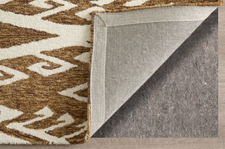 The Rug Corner Feizy Wallace Transitional Medallion - Brown/White  Wallace Transitional Medallion - Brown/White