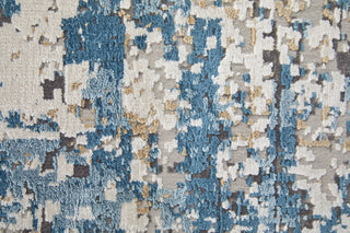 The Rug Corner Feizy Cadiz Modern Abstract - Ivory/Tan/Blue  