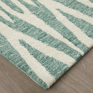 The Rug Corner Feizy Wallace Modern Chevron - Blue/White  Wallace Modern Chevron - Blue/White
