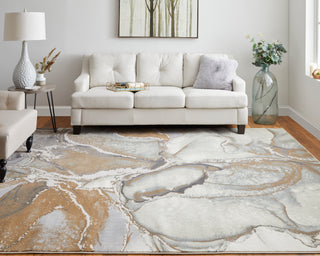 Clio Modern Abstract - Gray/Brown